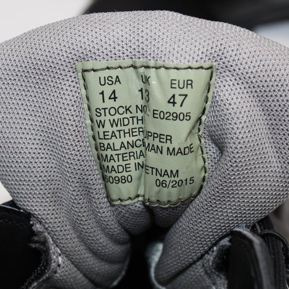 Bates Delta 6 Gore-Tex NWT Mens 14 Black Leather Superwork Side Zip Boots E02905 - Picture 12 of 12